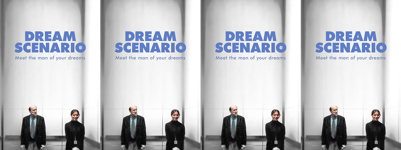 poster posters Poster Design poster designer Movies movie poster Movie Posters a24 dream scenario Nicolas Cage