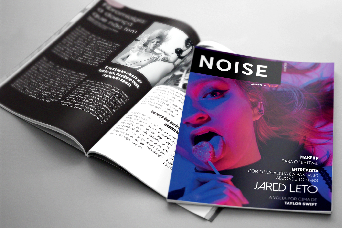 magazine noise revista Froot colorful InDesign editorial