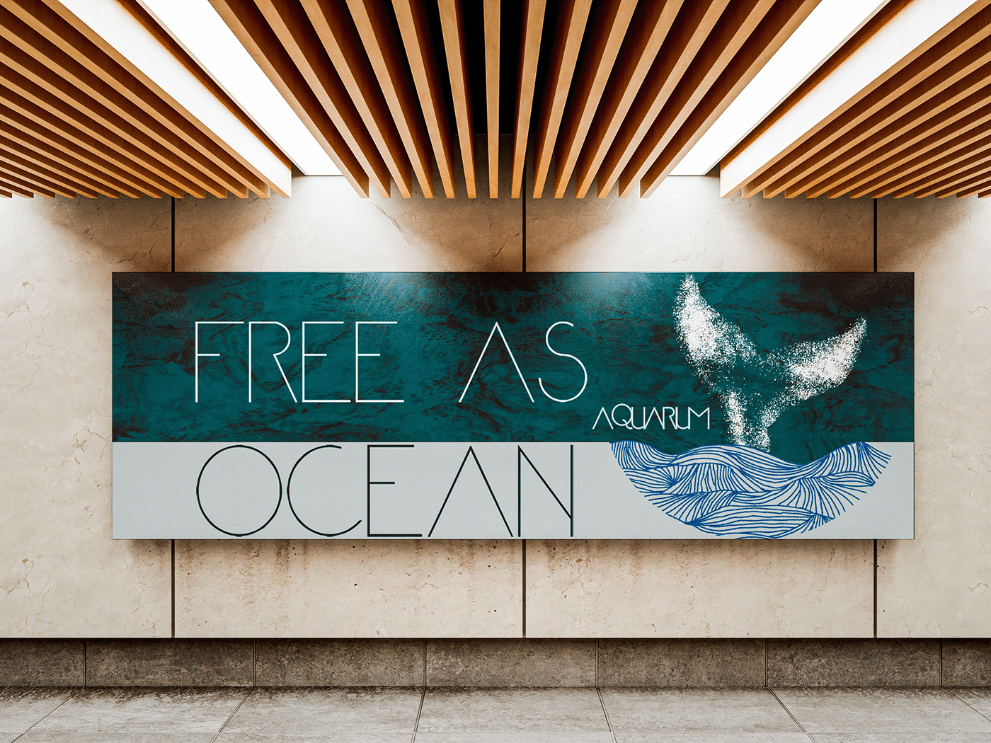 design logo aquario Ocean oceano designer design gráfico grafico diseño