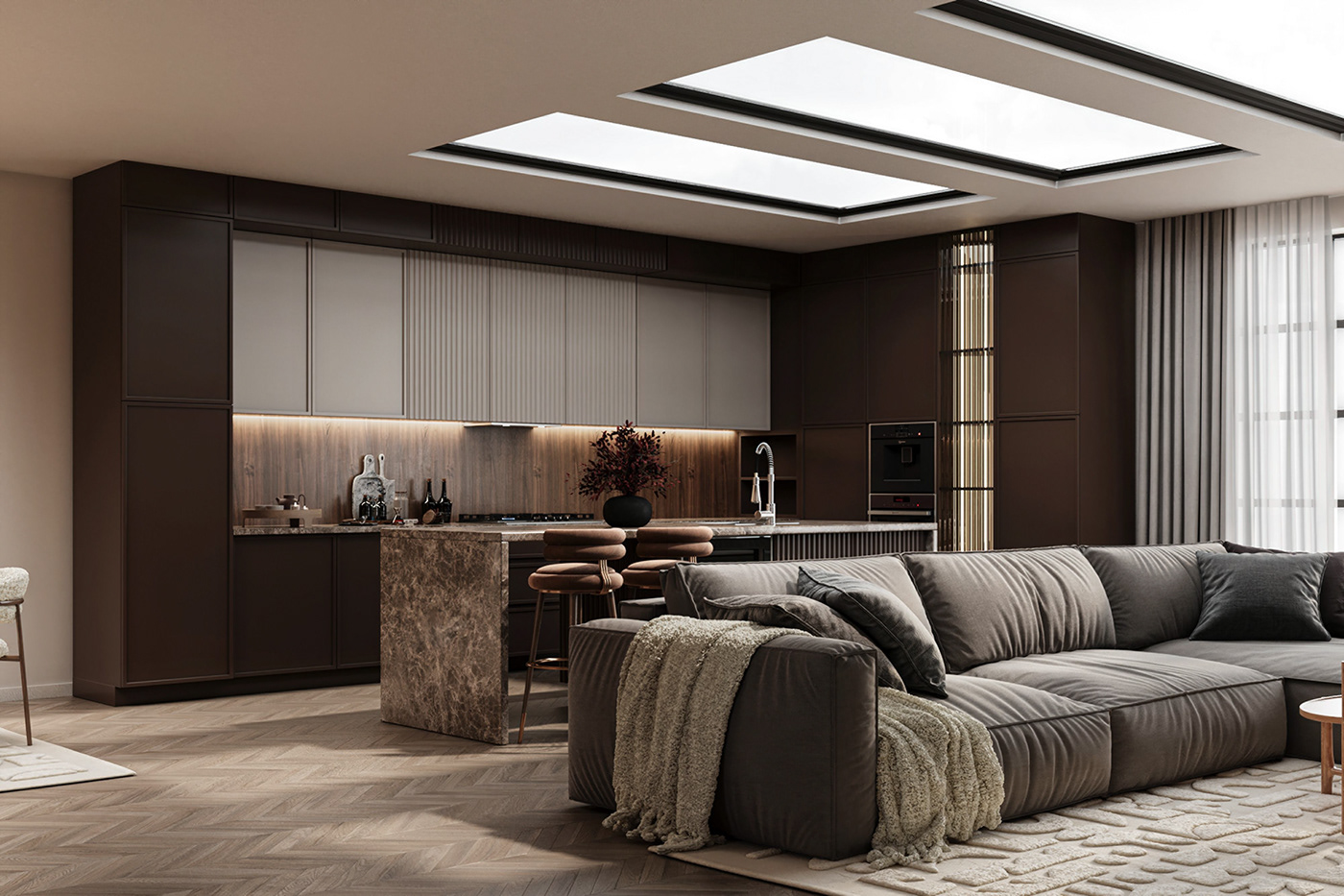 interior design  modern home decor Interior contemporary design visualization visual design 3D 3ds max