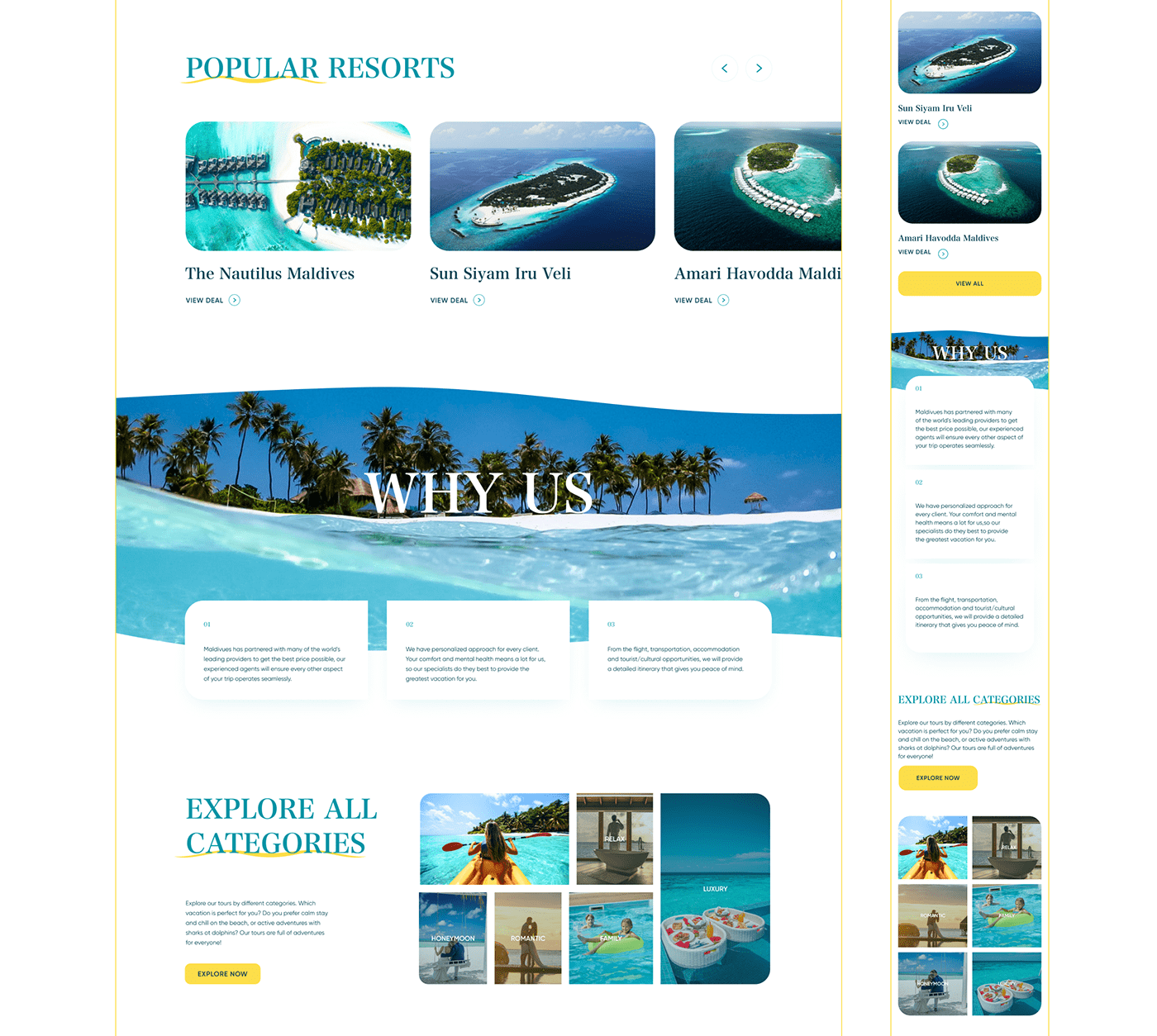 adventure Ecommerce Maldives shop Travel ui design UX design ux/ui Web Design  Website