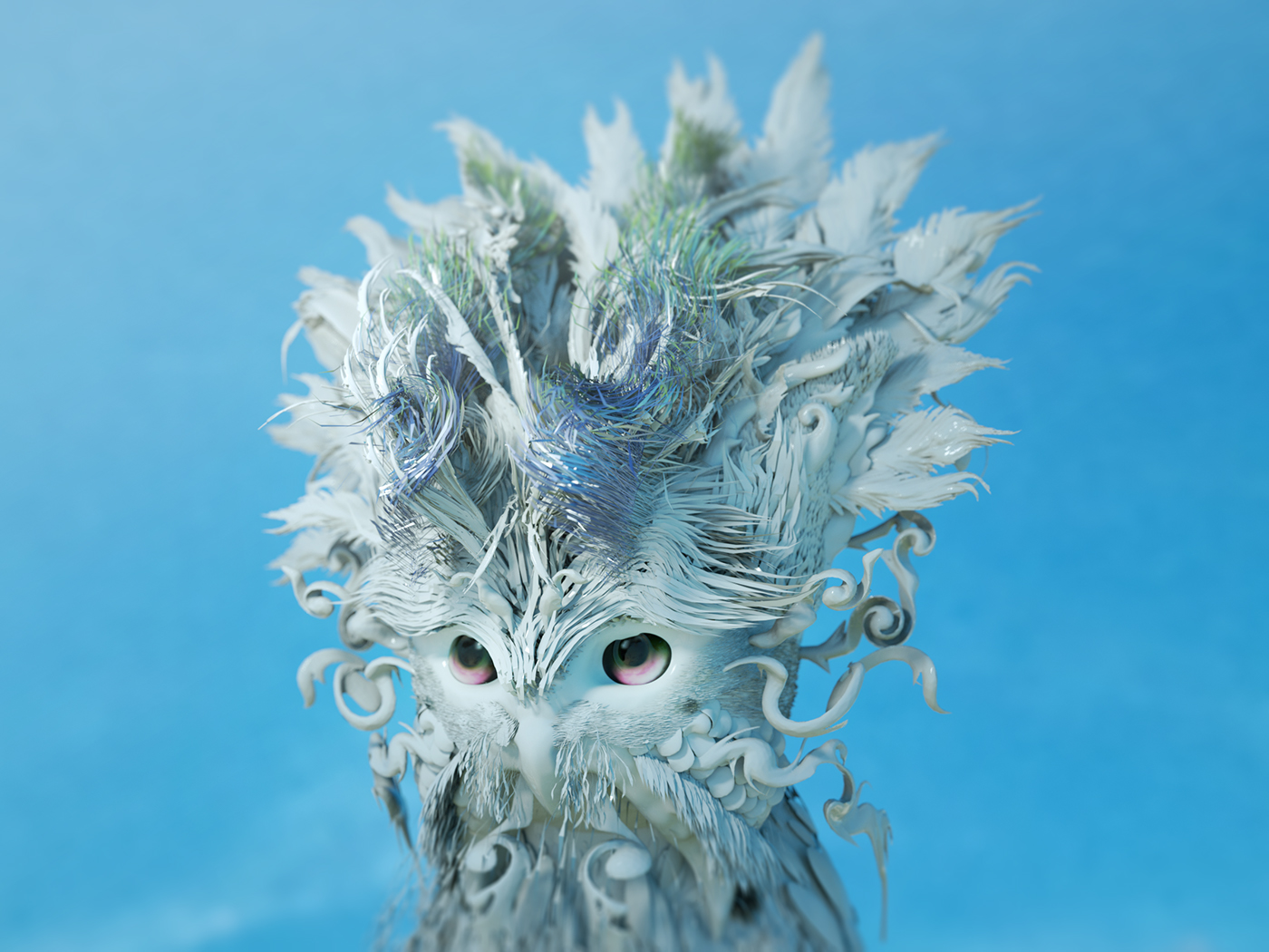 concept animal creature cinema 4d 3D artwork surreal design clara bacou clarabacou