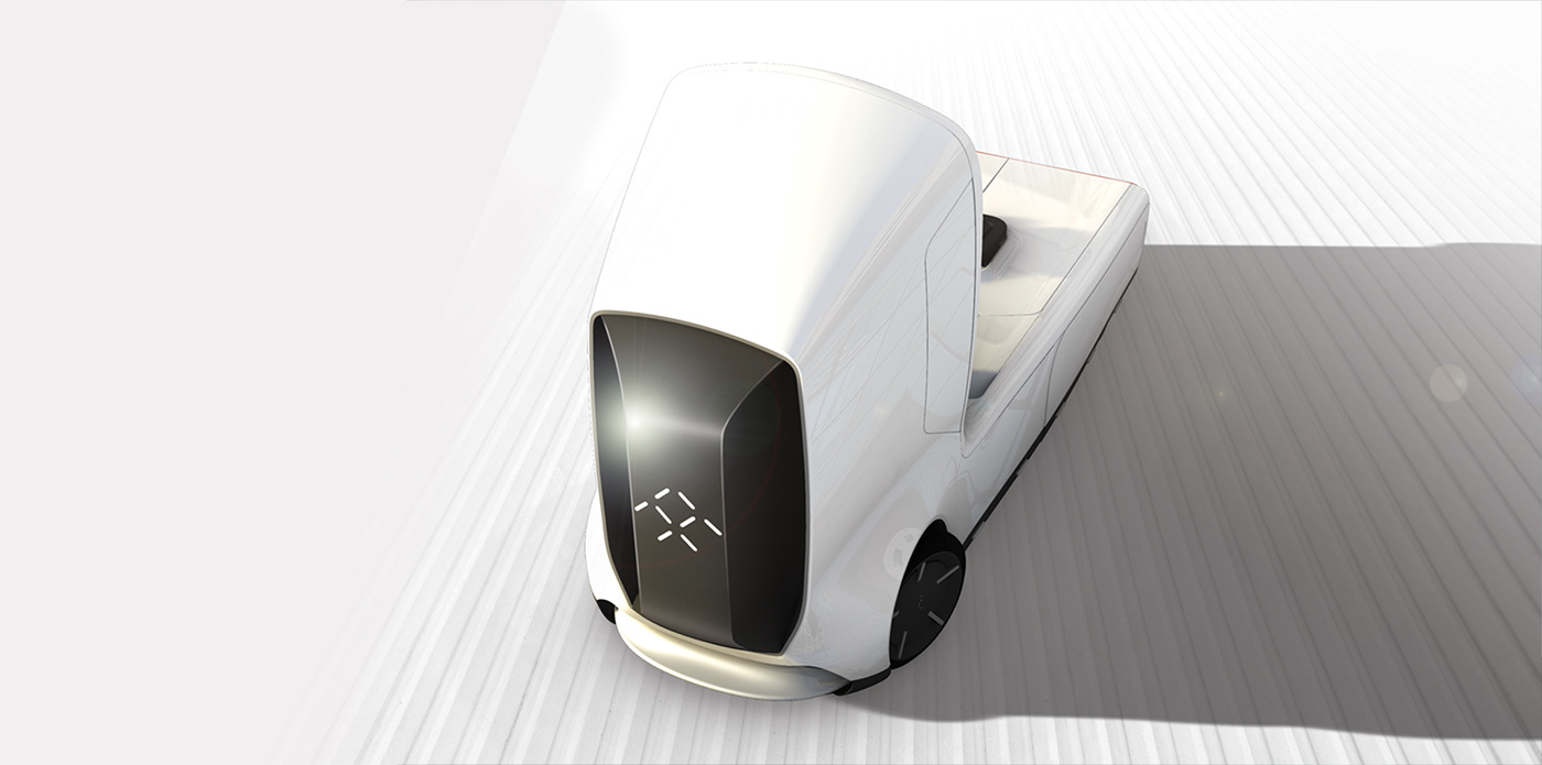 air Autonomous design faraday future SEMI stream trailer Truck Vehicle