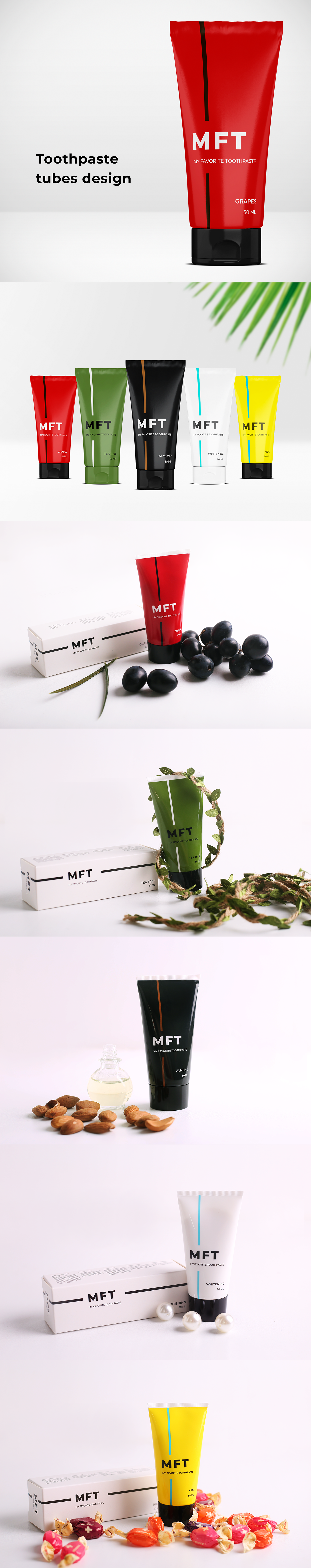 graphic design  toothpaste product design  tube