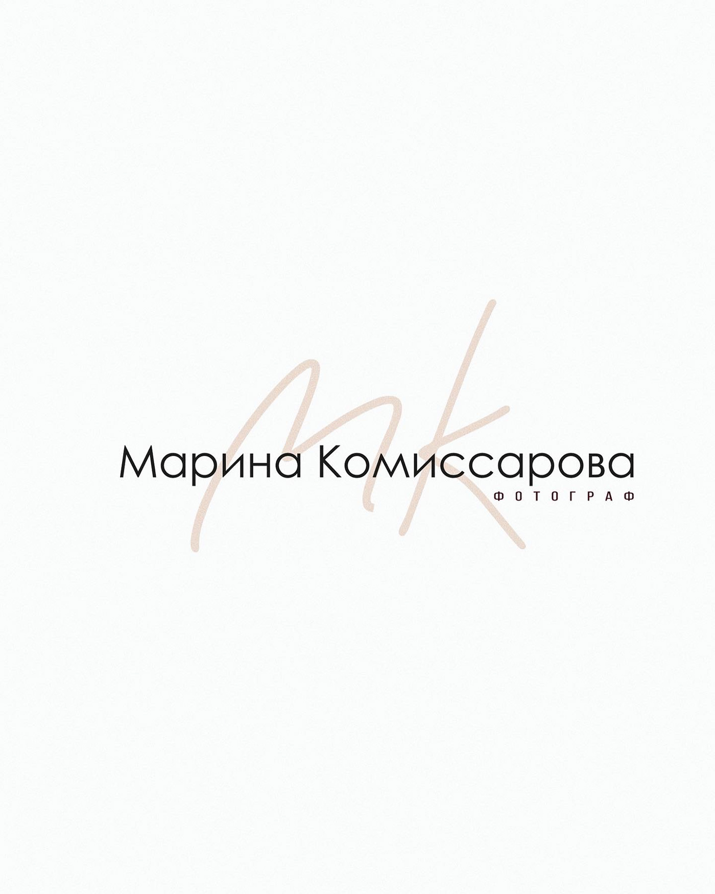 logo Logotype personal branding photographer