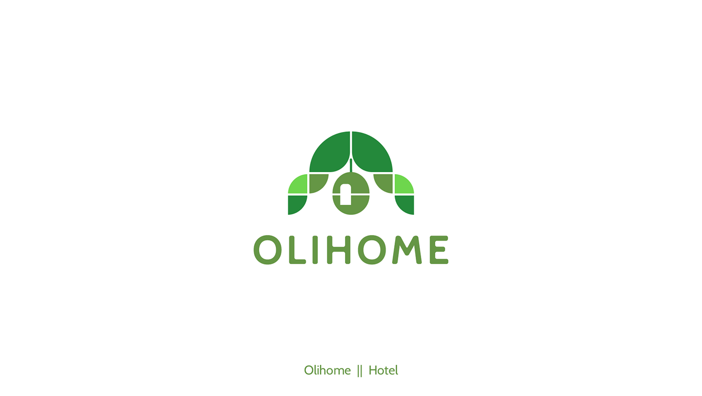 Logotype for hotel near olive grove