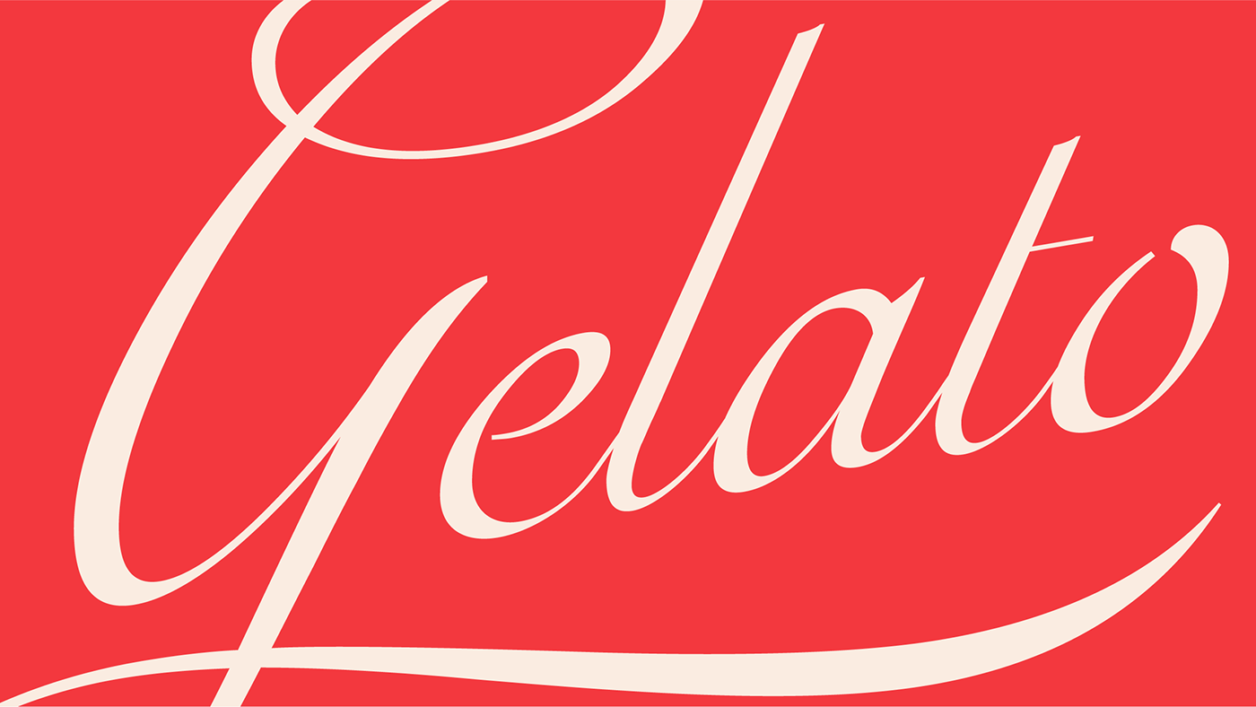 branding  typography   logo Logotype Packaging brand identity identity ice cream Gelato Italy