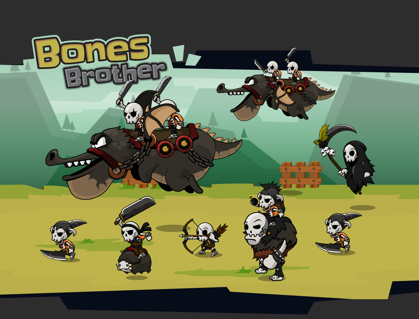 Game Assets Game characters Goblin Character skull character vector
