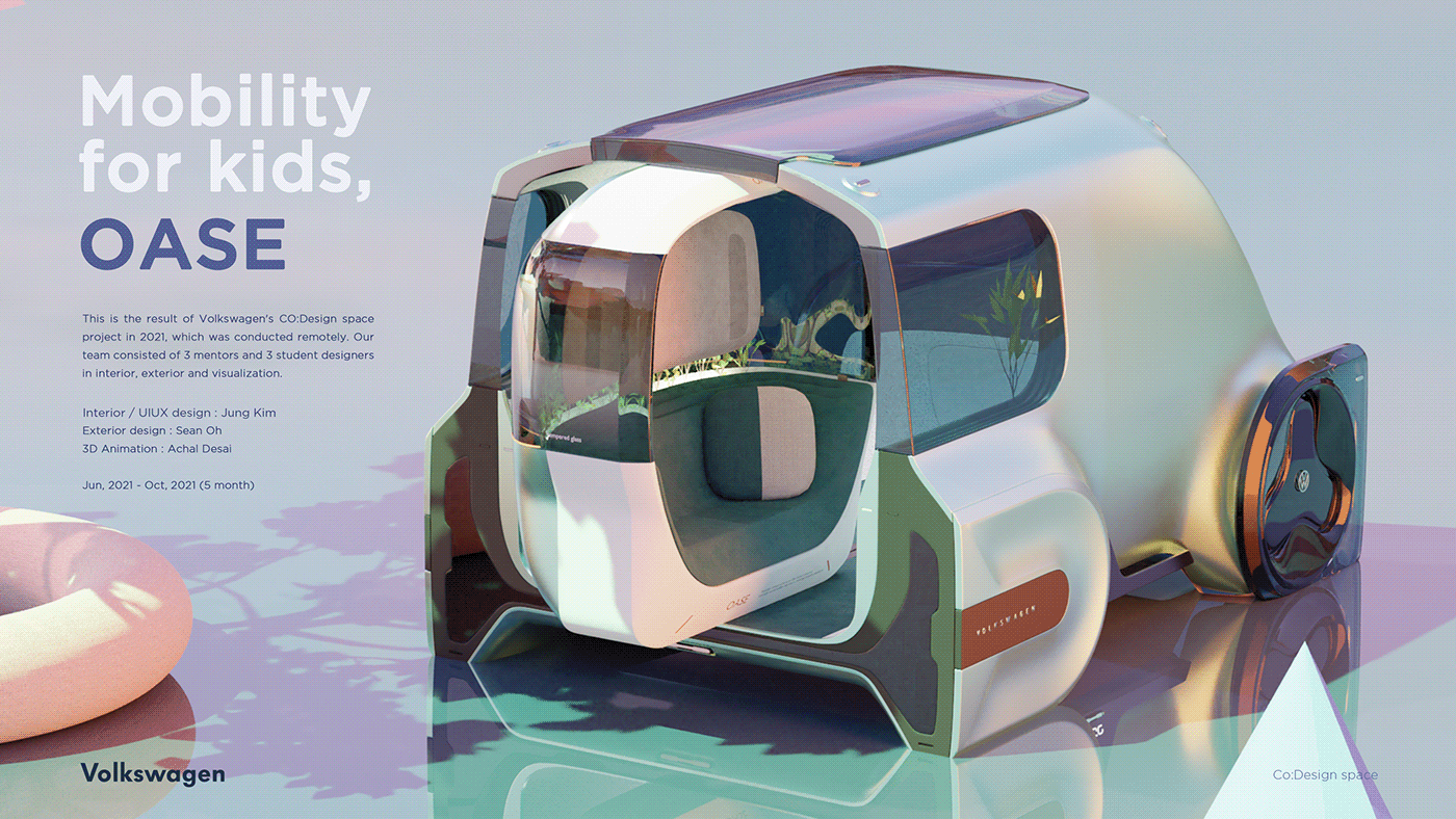 Audi automotive   co-design codesign kids mobility oasis robot volkswagen Volvo
