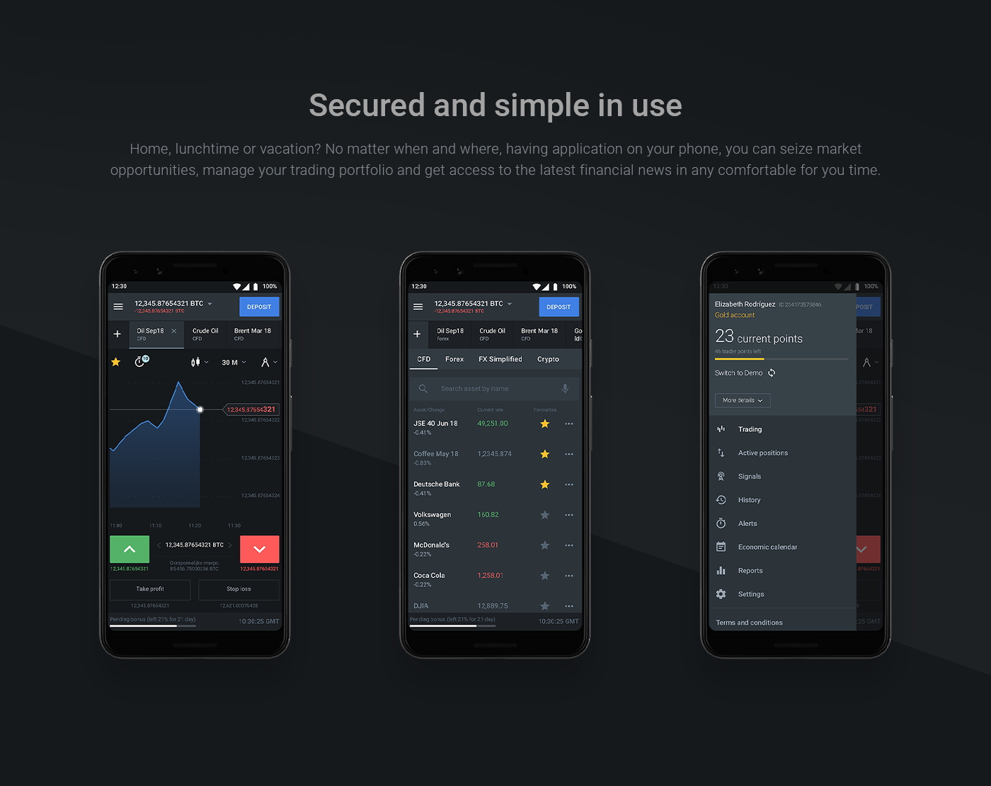 Cryptocurrency Trading App - Android option on Behance