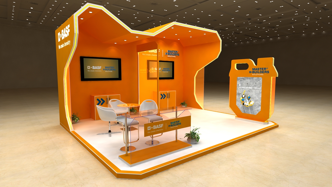 Stand booth Exhibition  3d design