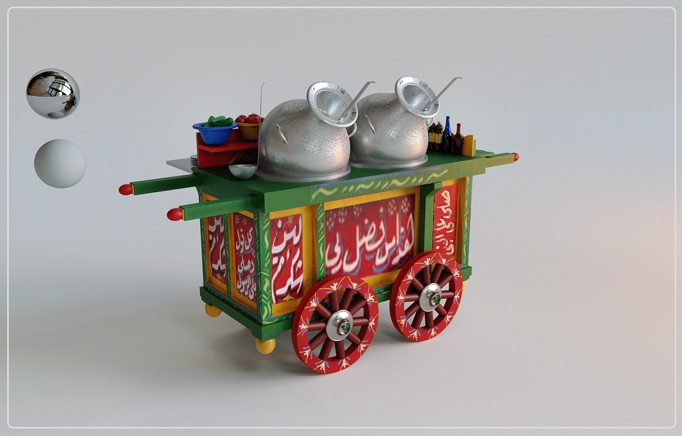 3D art artwork c4d islamic ramadan ramadan kareem رمضان رمضان كريم