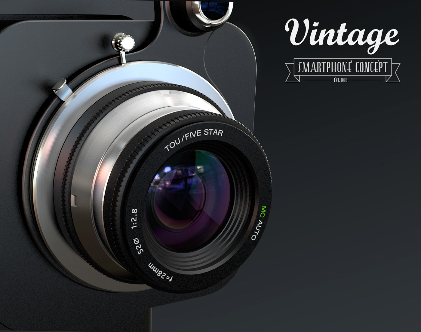 concept smartphone vintage bozhilov photo camera Photography  design