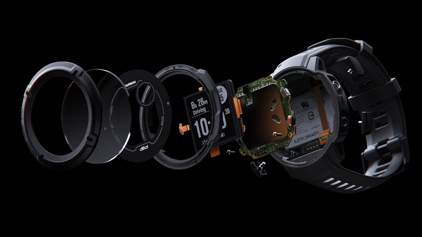 Garmin Health rugged smart watch smartwatch Truck trucking watch Wearable