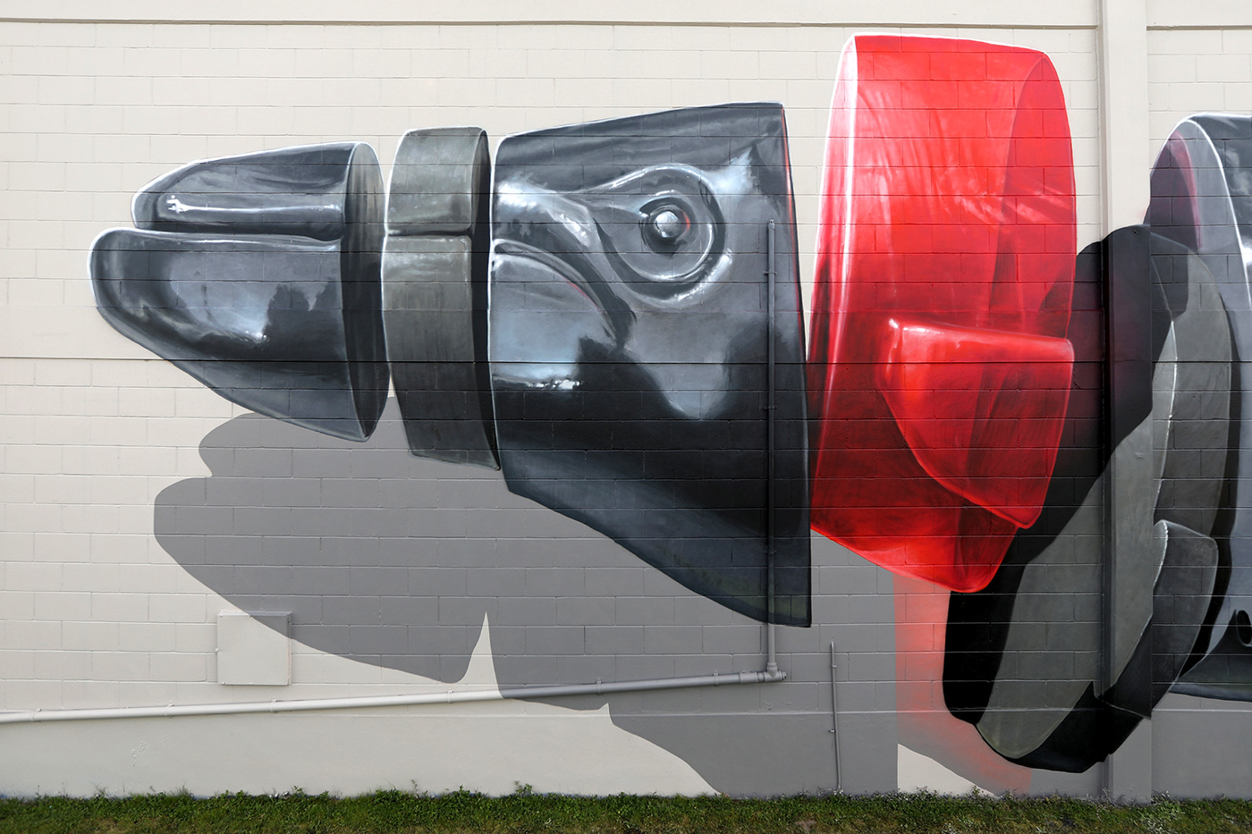 Whale New Zealand Gisborne material Mural painting   pieces streetart