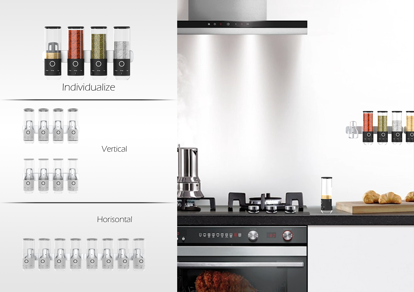 kitchen appliances Inclusive dispenser spice storage Rsa