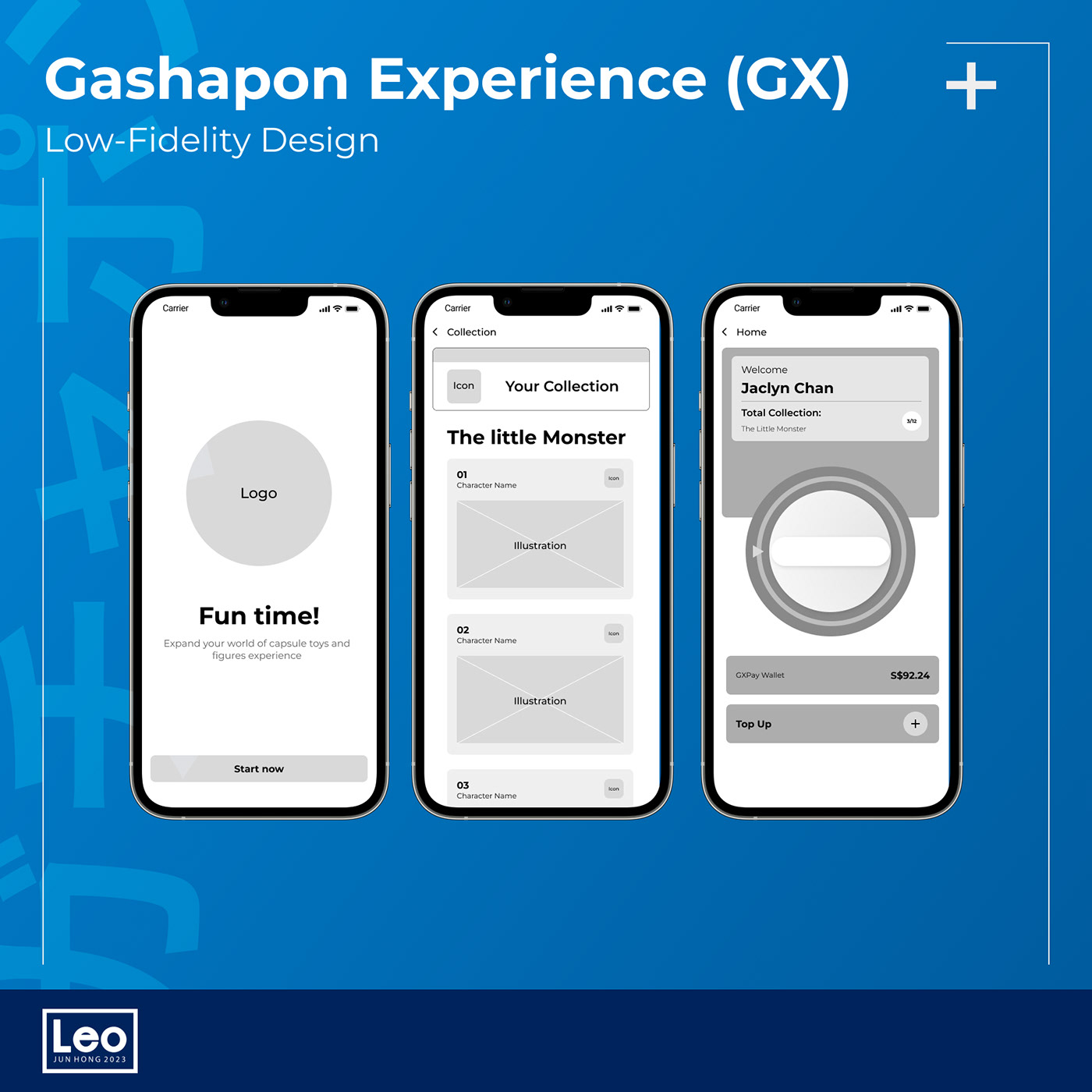 Figma Gashapon user interface design photoshop uxui Gashapon Experience