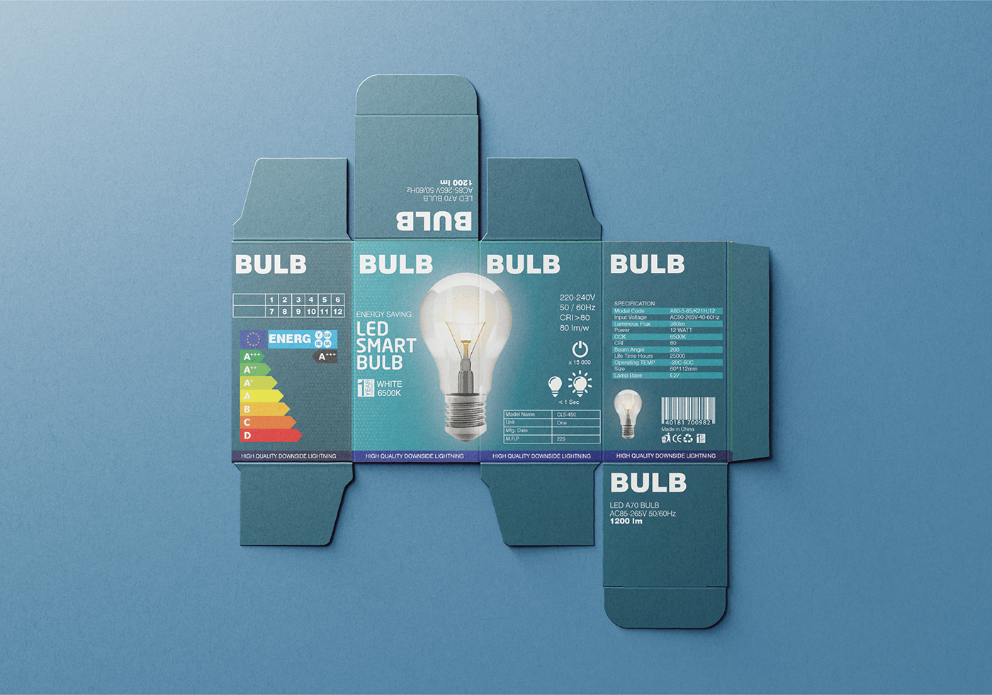 Packaging packaging design packagingdesign graphic design  label design branding  package package design  dieline bulb