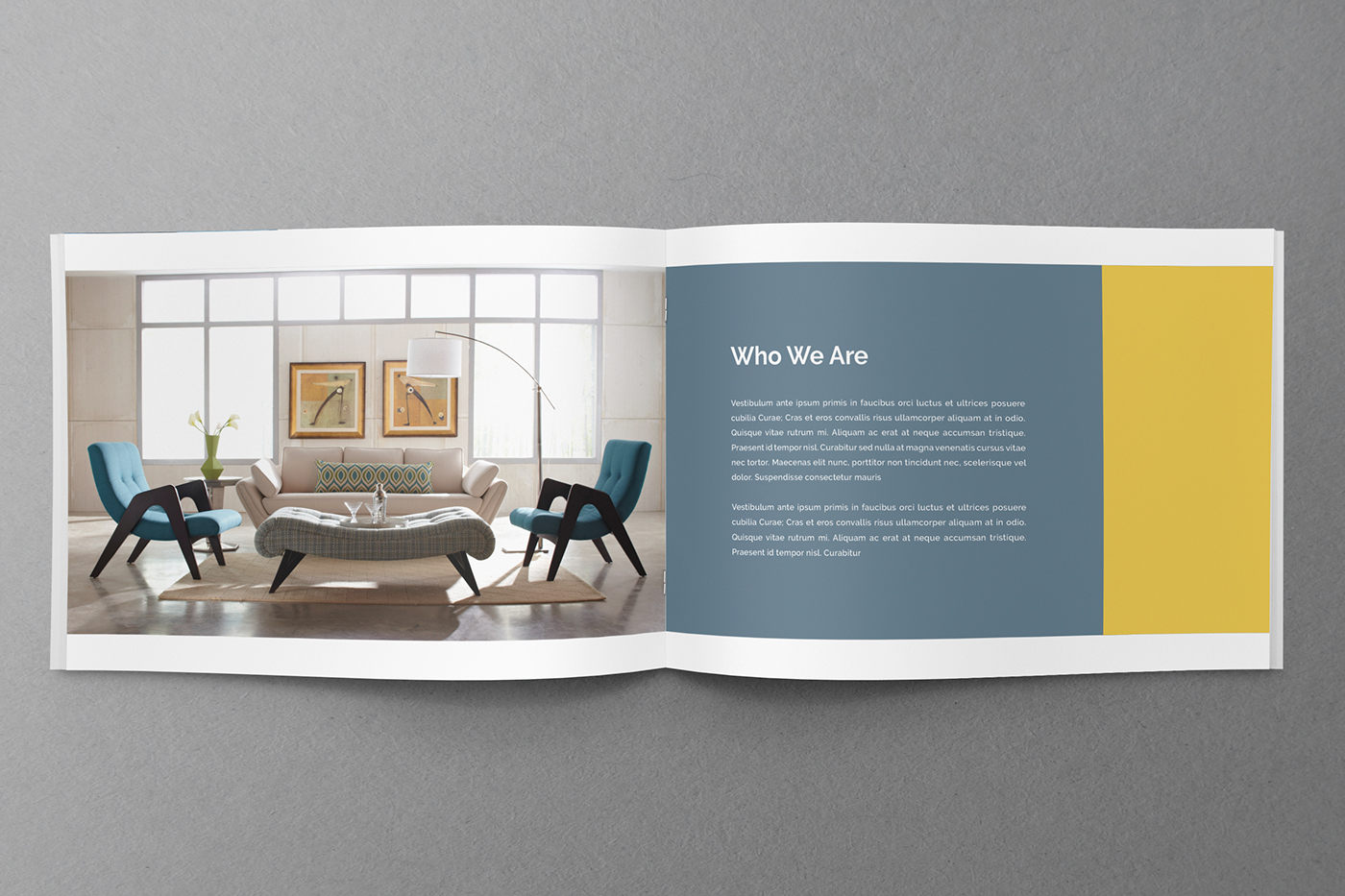 12 Pages a4 Album Booklet brochure catalog clean CMYK company corporate creative customizable design elegant