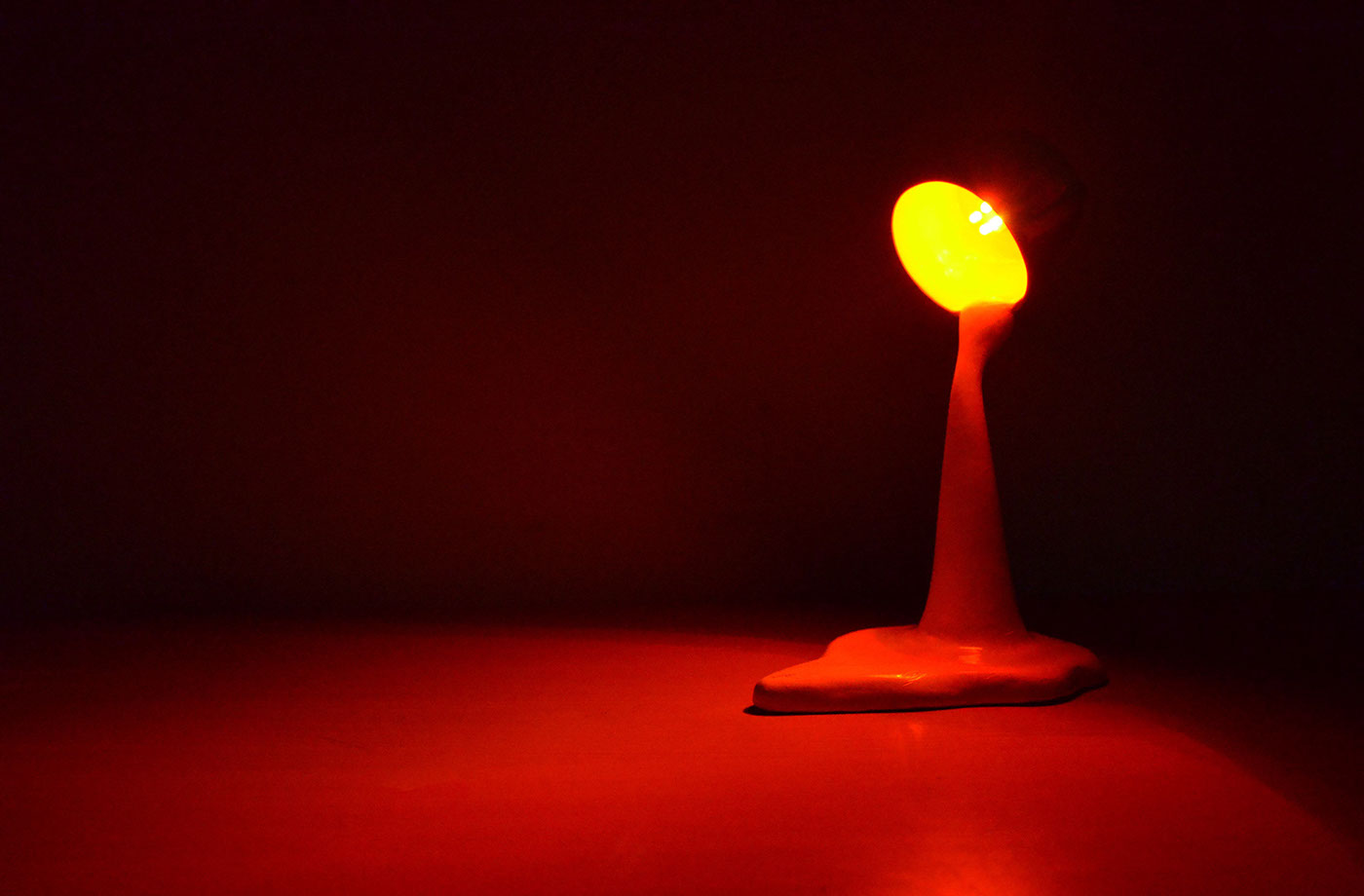 Lamp choco lava table top glass fiber model Model Making