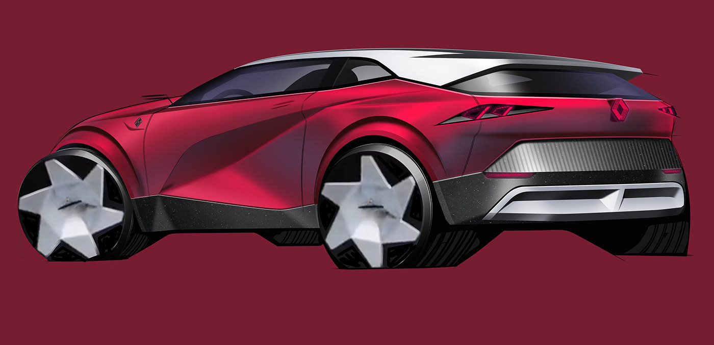 automotive   Automotive design car sketch cardesign concept car industrial design  photoshop rendering sketch Transportation Design