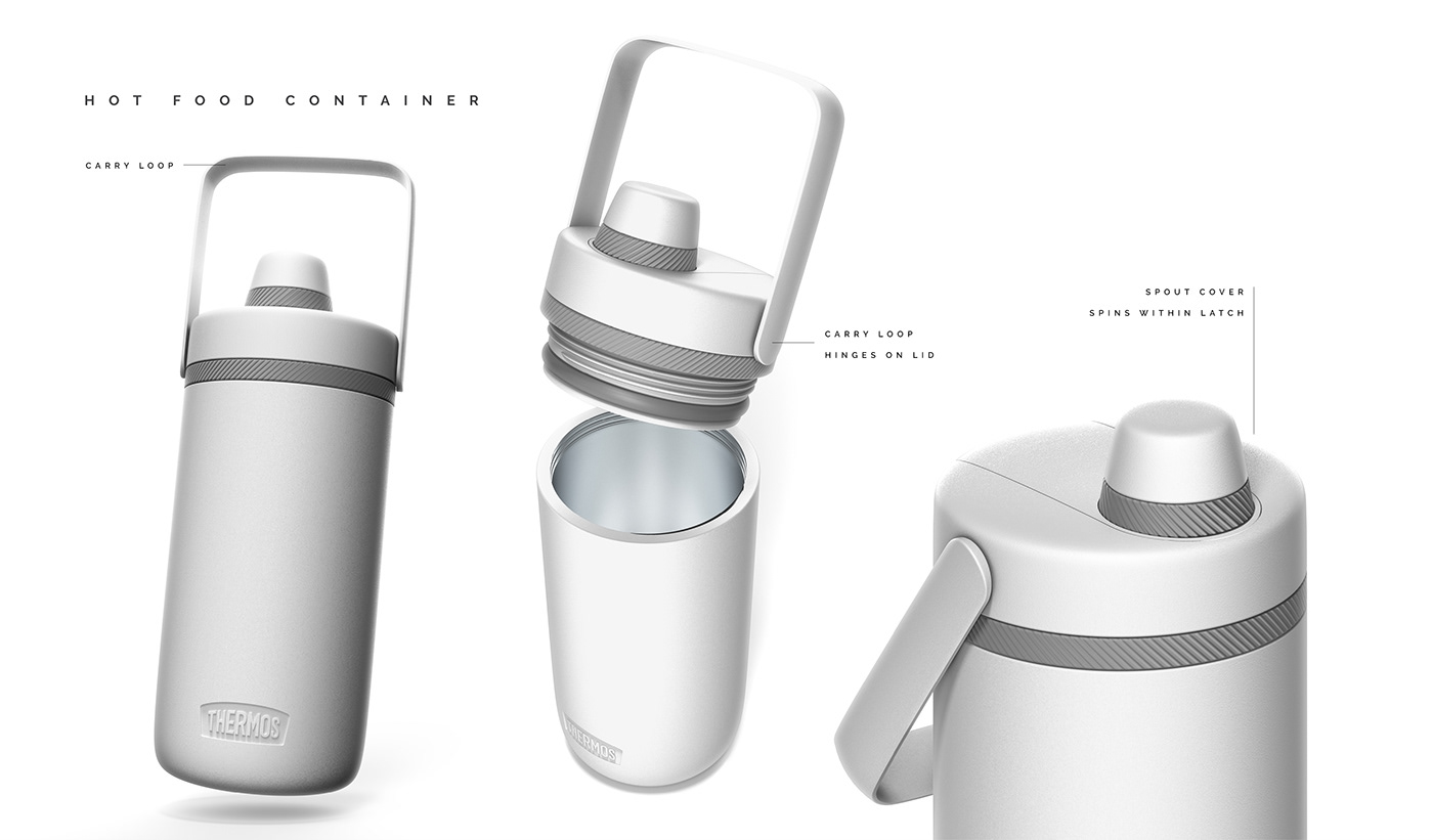 thermos travel mug knurling Visual Brand Language form language redesign vessel Drinkware beverage housewares