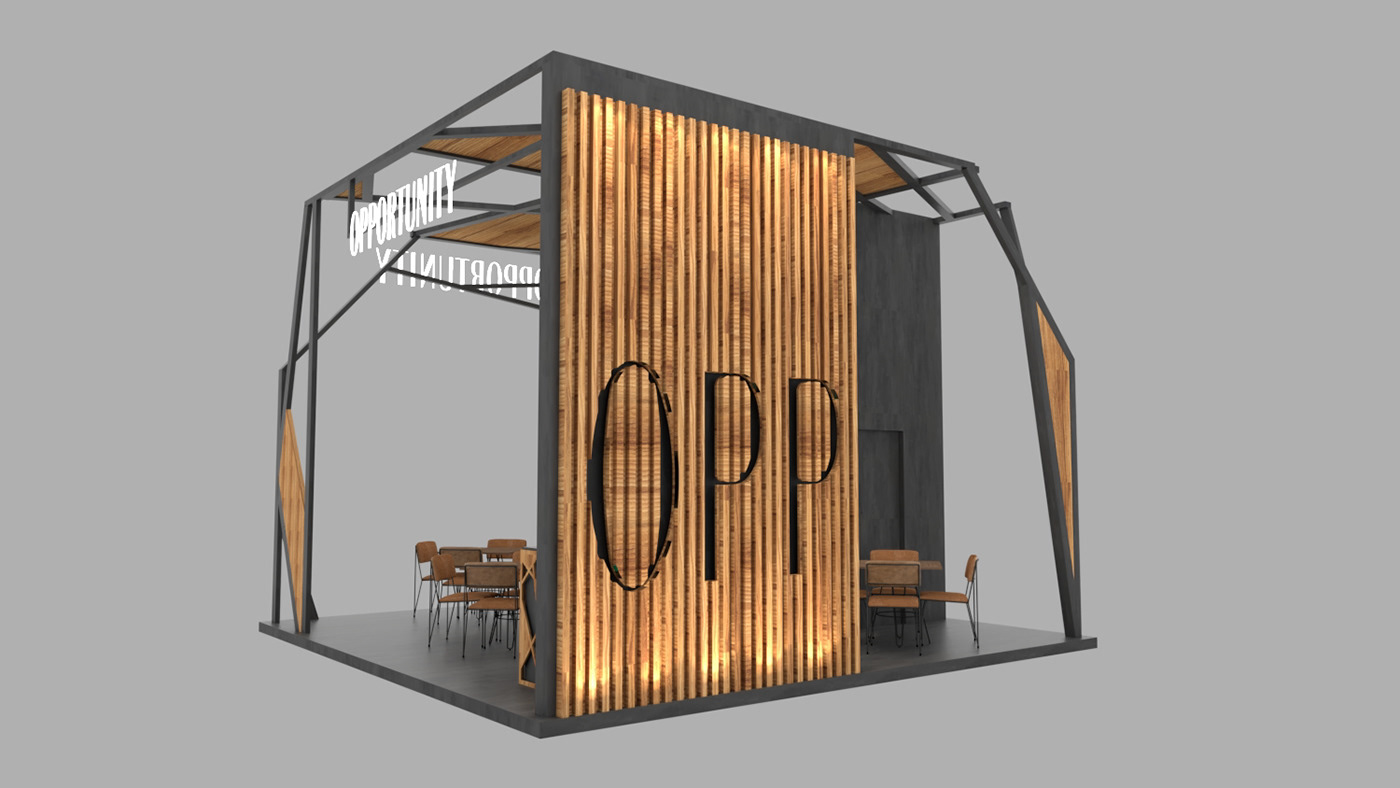 3D architecture booth Event Exhibition  expo Render Stand visualization