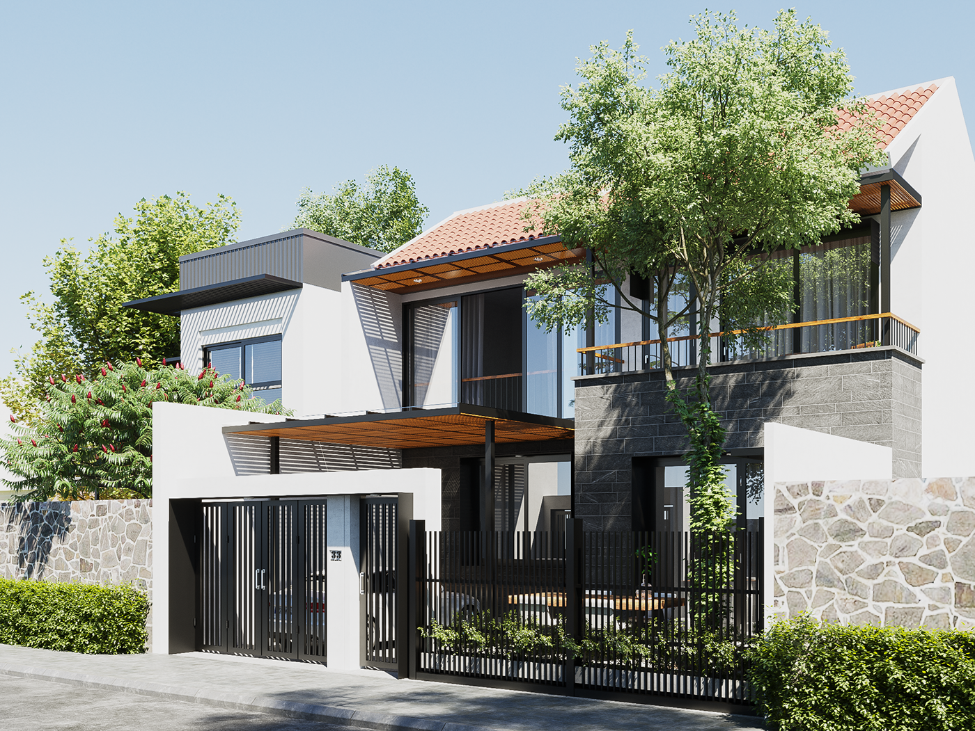 architecture archviz CGI CoronaRender  exterior exteriordesign home house visual