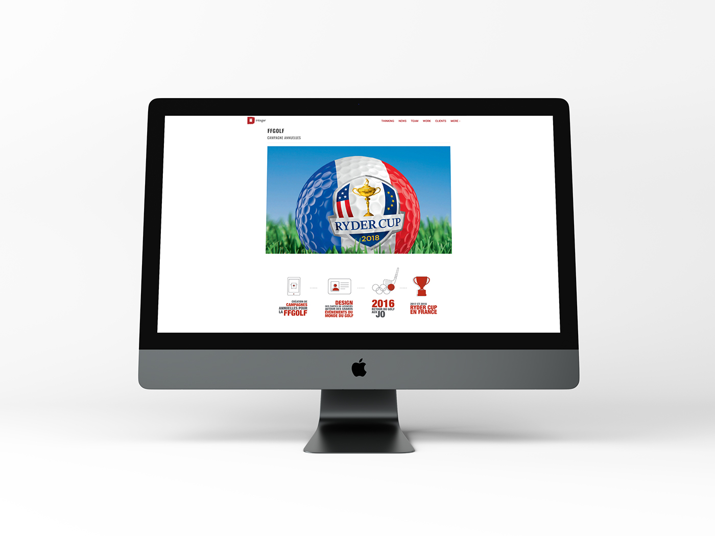 site Picto UI ux Web red