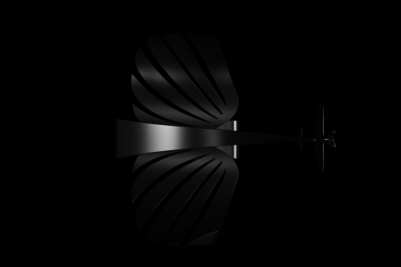 Adobe Portfolio Red Bull Air Race trophy product design  falcon black