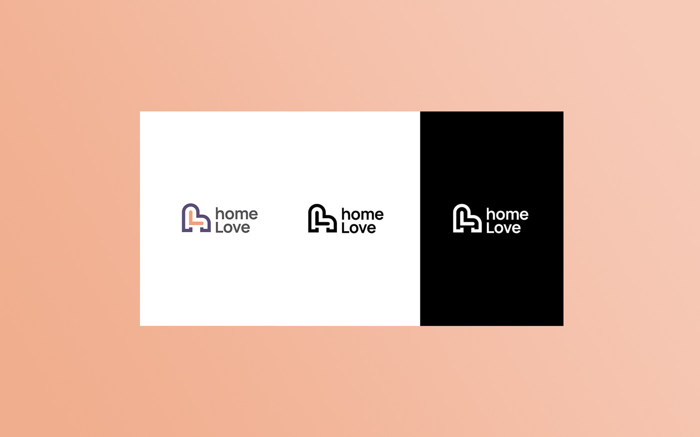 Accessory brand decor homelove identity logo Love monogram samadaraginige simple