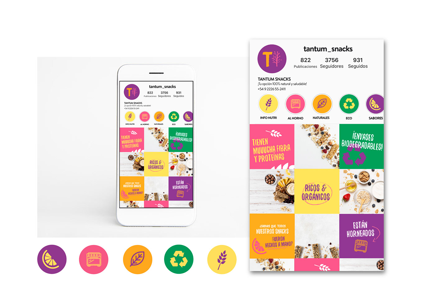 packaging design brand identity Social media post Graphic Designer snack packaging saludable healthy natural identity