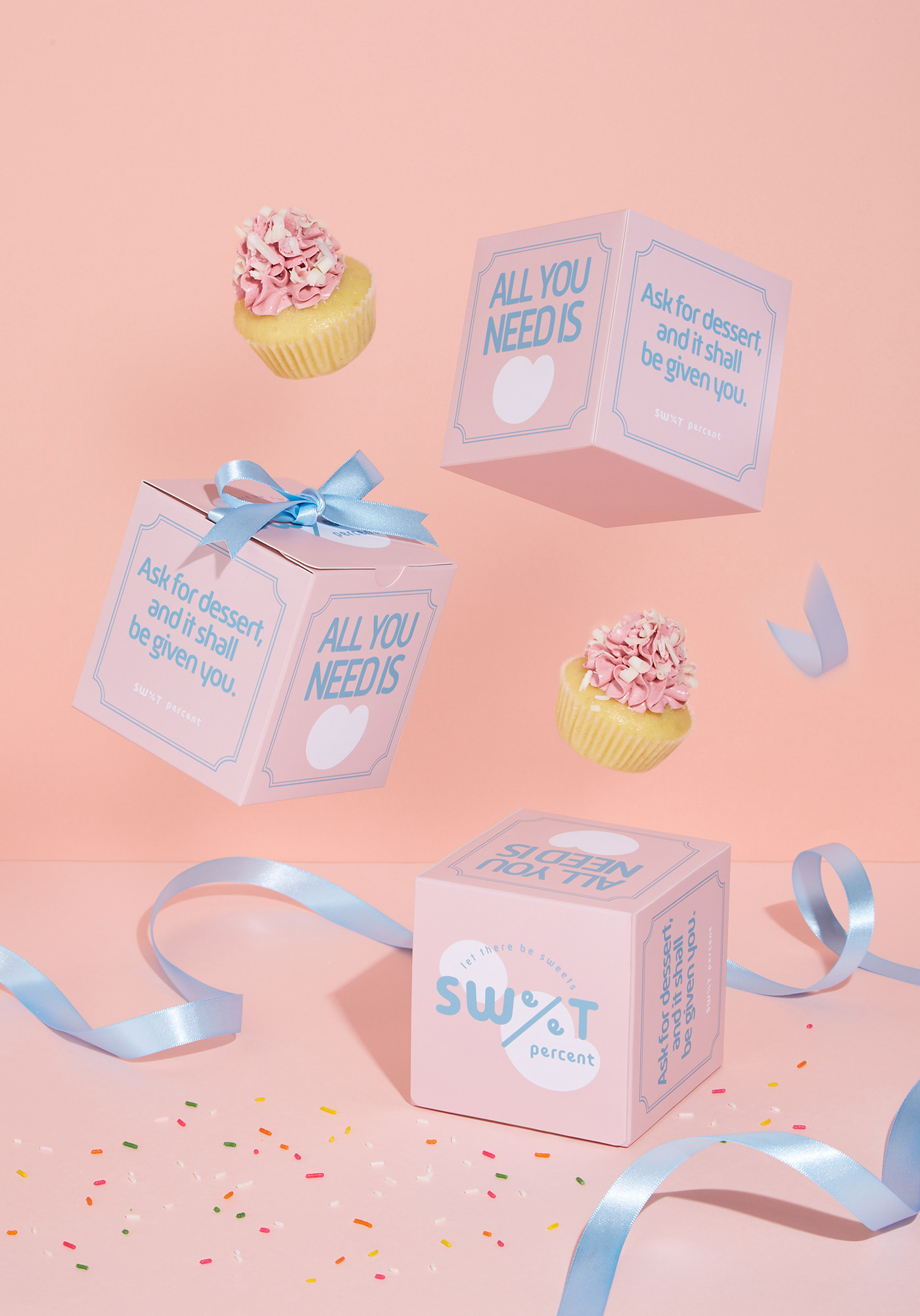 cake dessert giftbox graphic Packaging 包裝 平面 甜點 禮盒 蛋糕