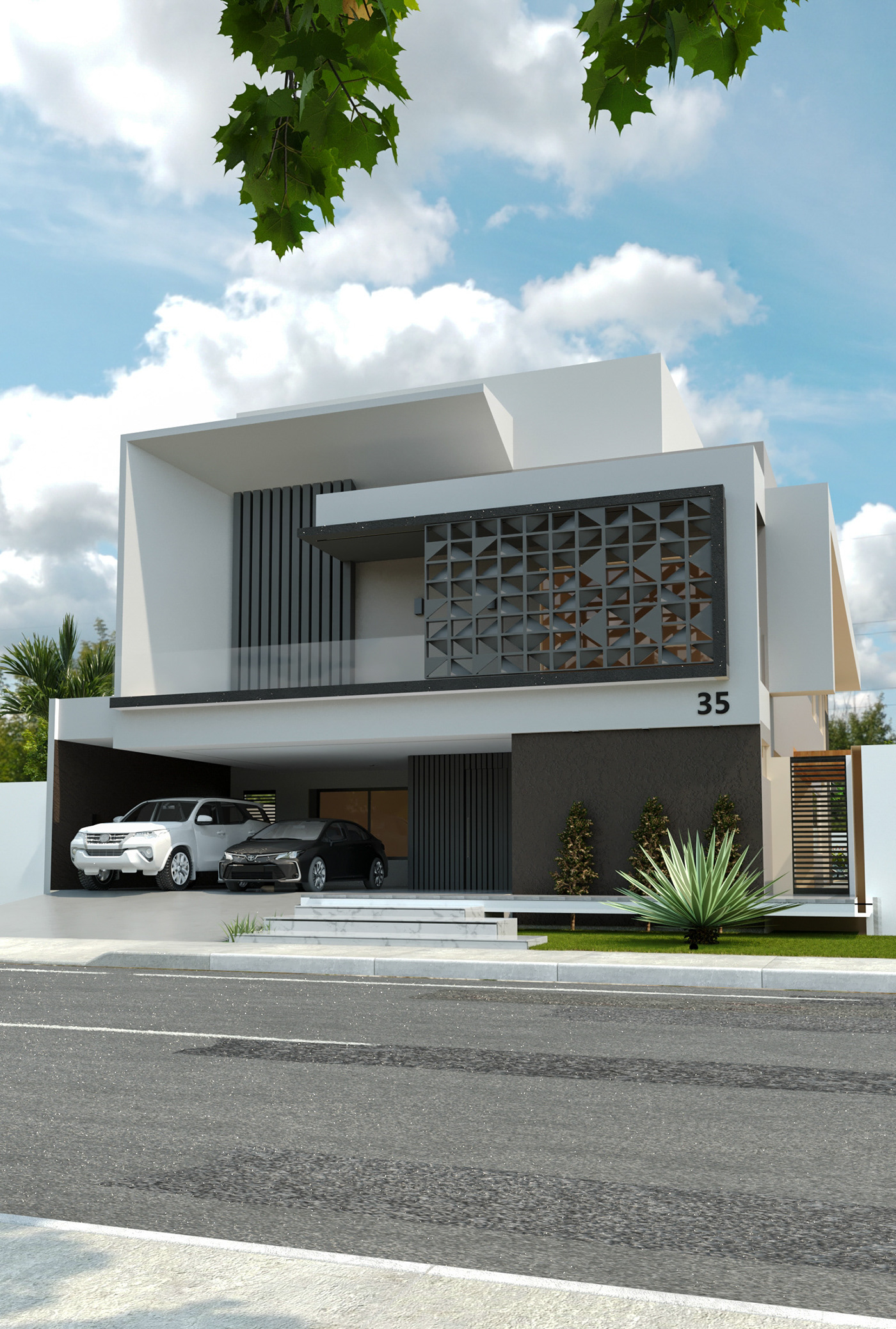 ARQUITETURA design facade home