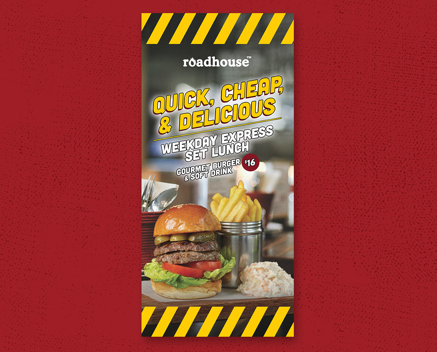 graphic design  branding  art direction  burger diner american poster Promotion