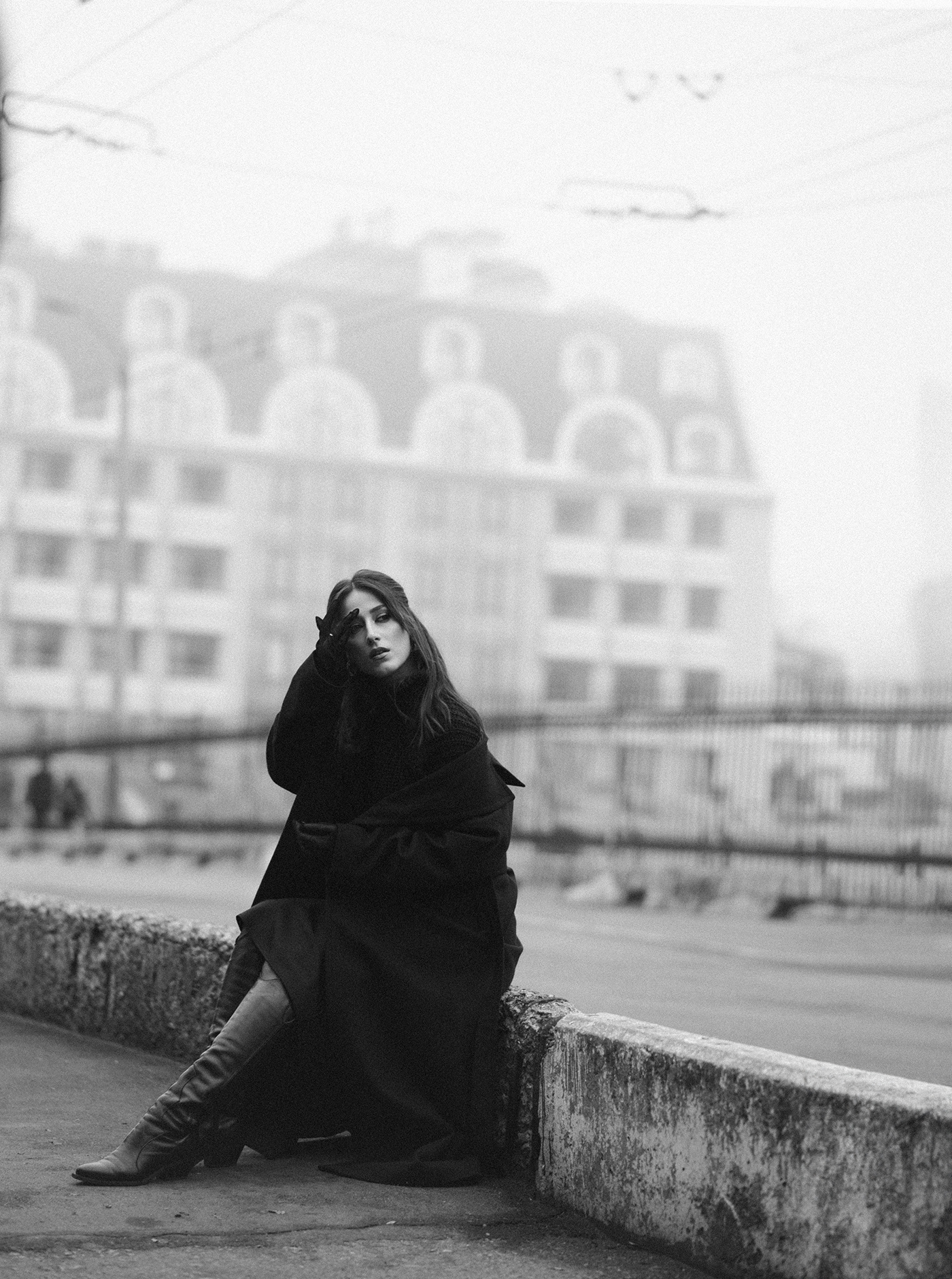 fog Photography  photoshoot photographer portrait black and white street photography Urban city Street