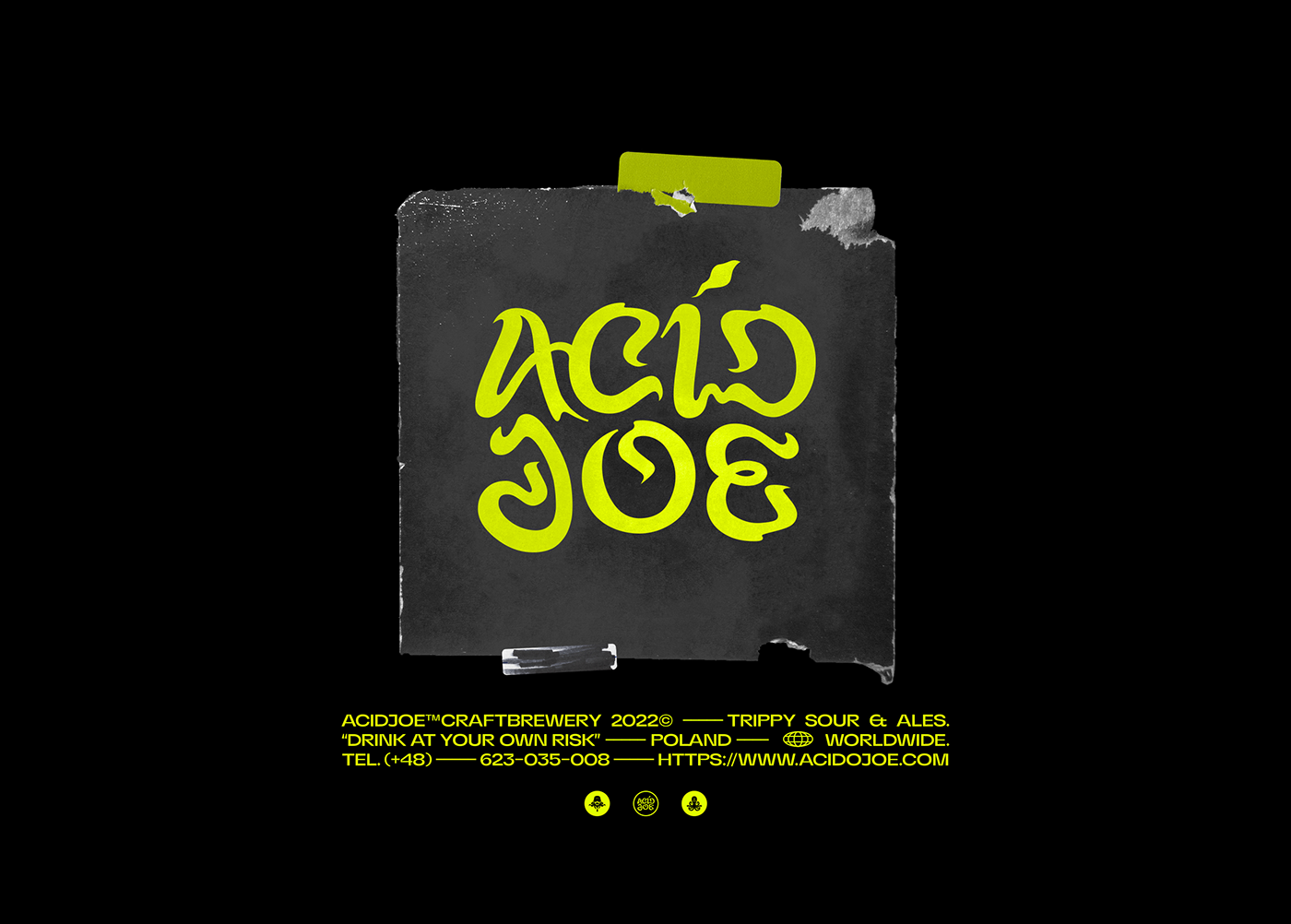 abstract acid Acid Graphics brand identity identity Logotype modern psychedelic psychodelic trippy