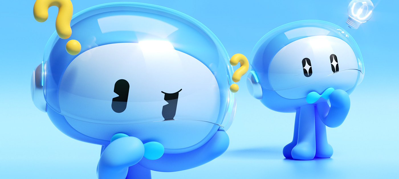 IP Mascot sticker jellyfish intelligent robot Fund octopus ASSISTANT toy gif