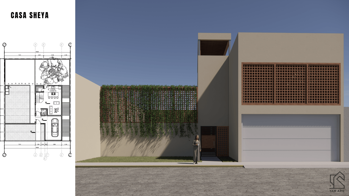 arquitectura Render interior design  SketchUP 3D visualization exterior diseño AutoCAD urbanismo