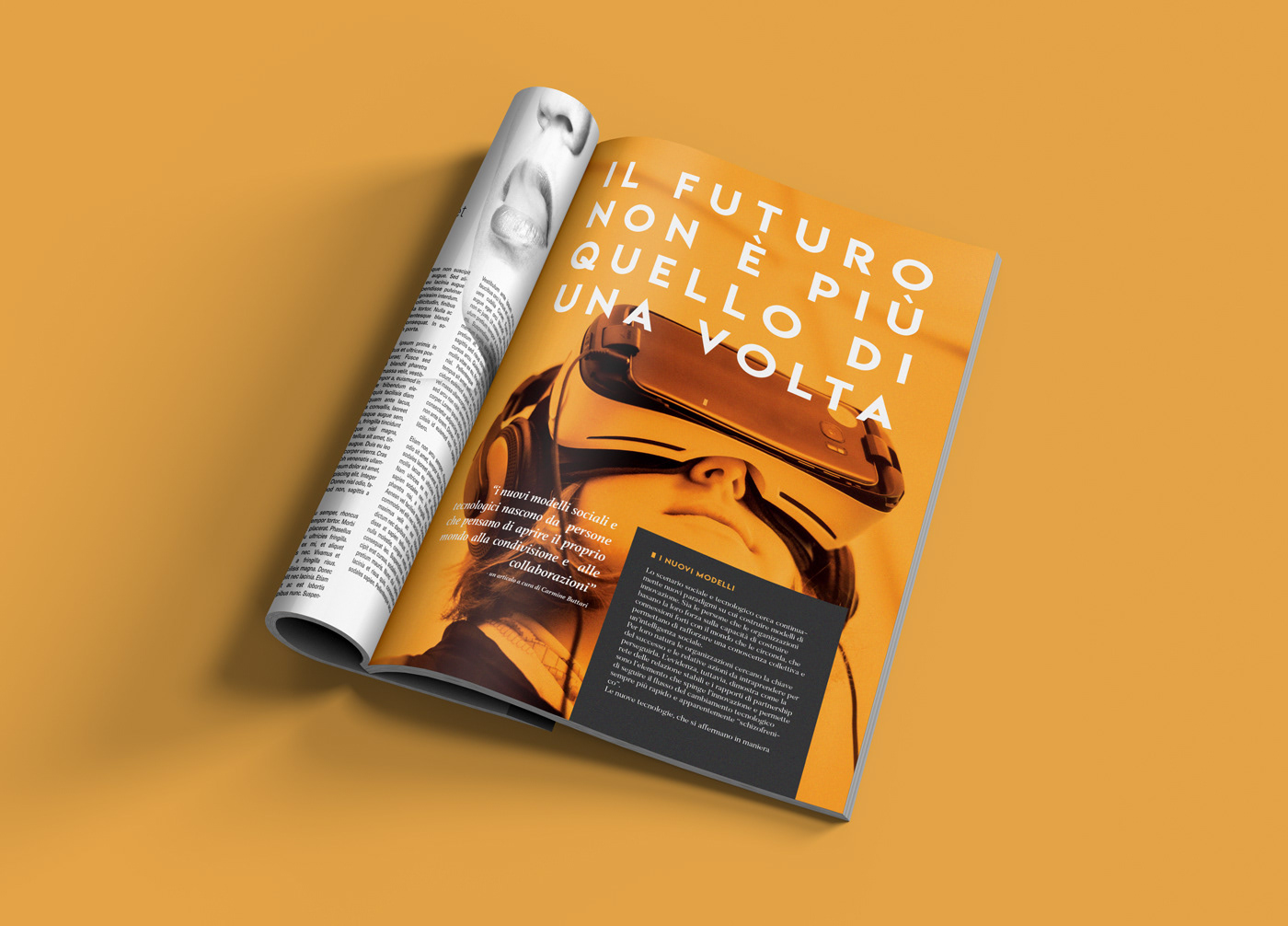 magazine editorial design  modern graphic design  Technology Layout publishing   graphic