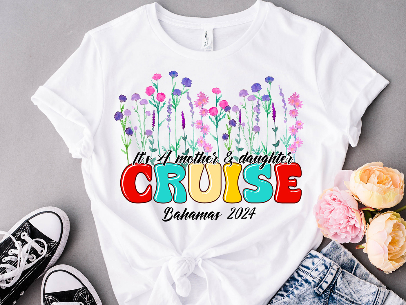 Wildflower T-Shirt Design 