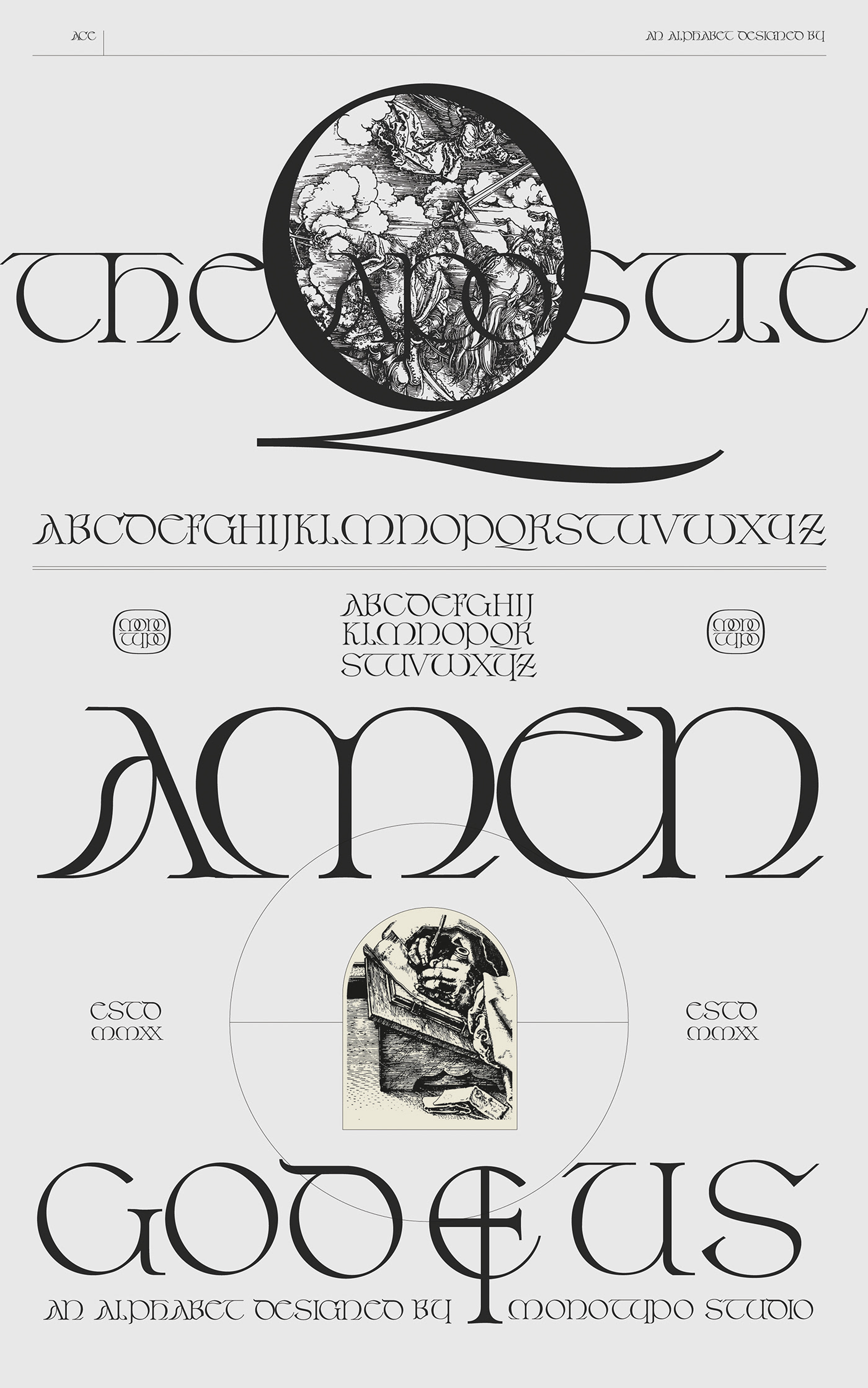 calligraphic calligraphy font Experimental Typography medieval tipografia type typographic typography   typography design uncial