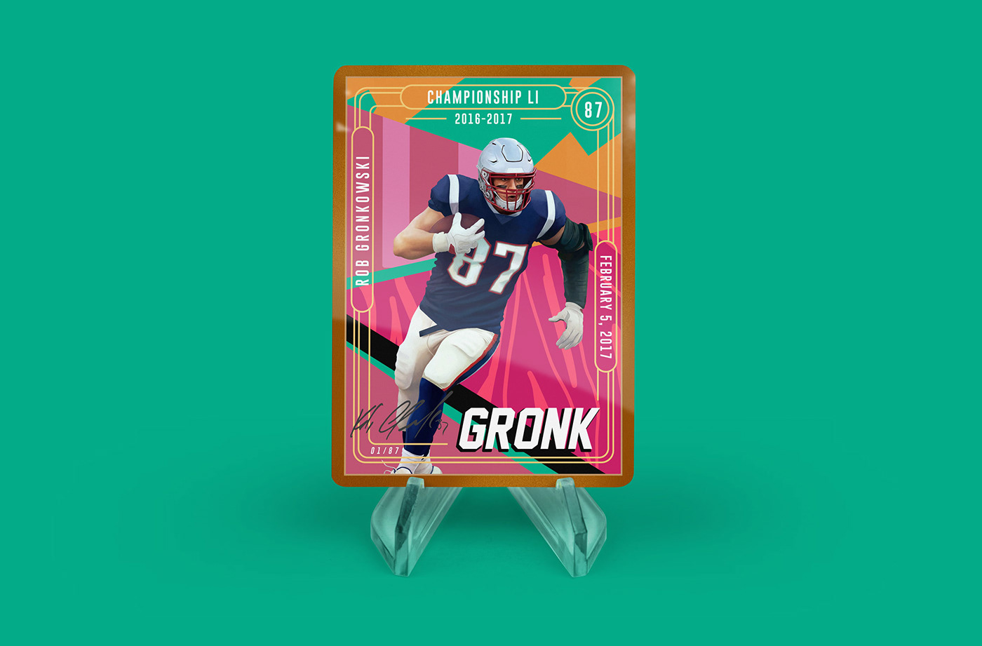 cards collection cards Crypto Art football gronk nfl nft sport