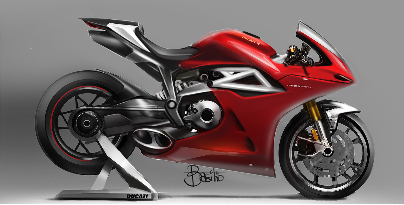 Ducati sketch concept motorcycle design