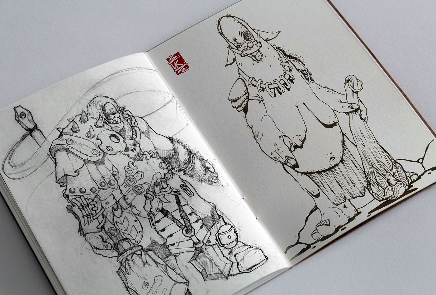 sketch Character design  concept art line ILLUSTRATION  graphic Character monster sketchbook art