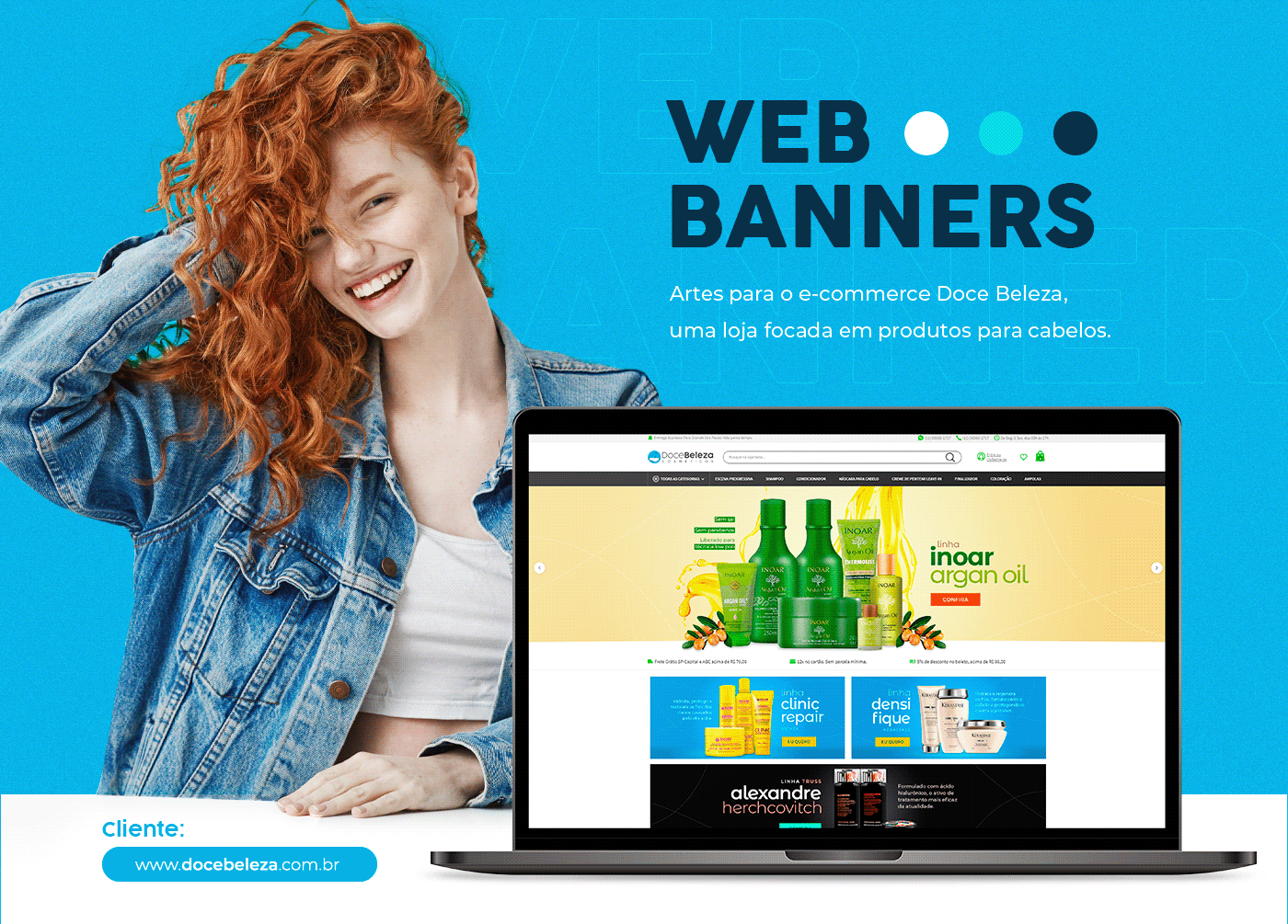 banner banner para site Ecommerce graphic design  Header social media Web Banner