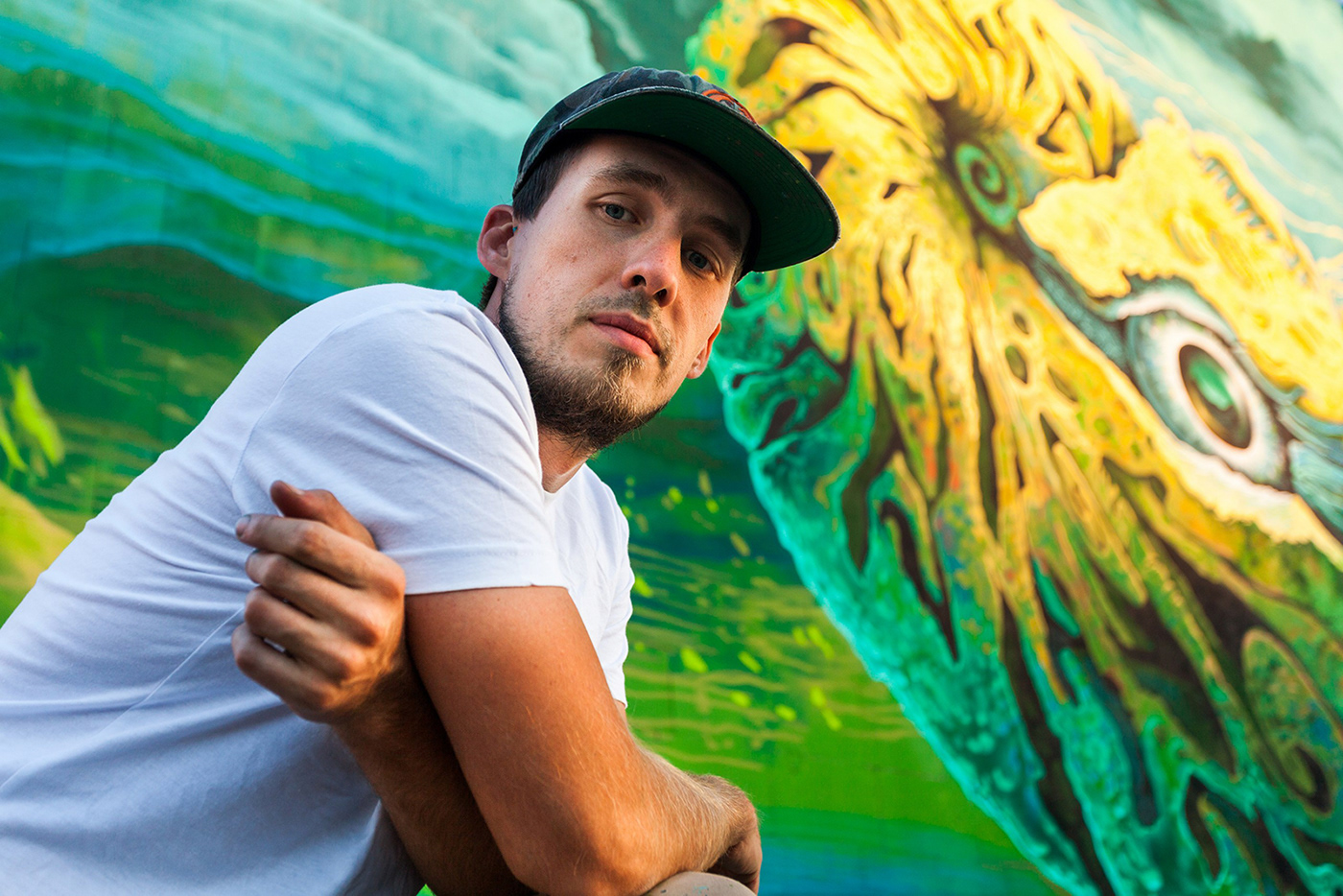 Mural Muralist artist streetart art nautilus sea Graffiti artwork beststreetart