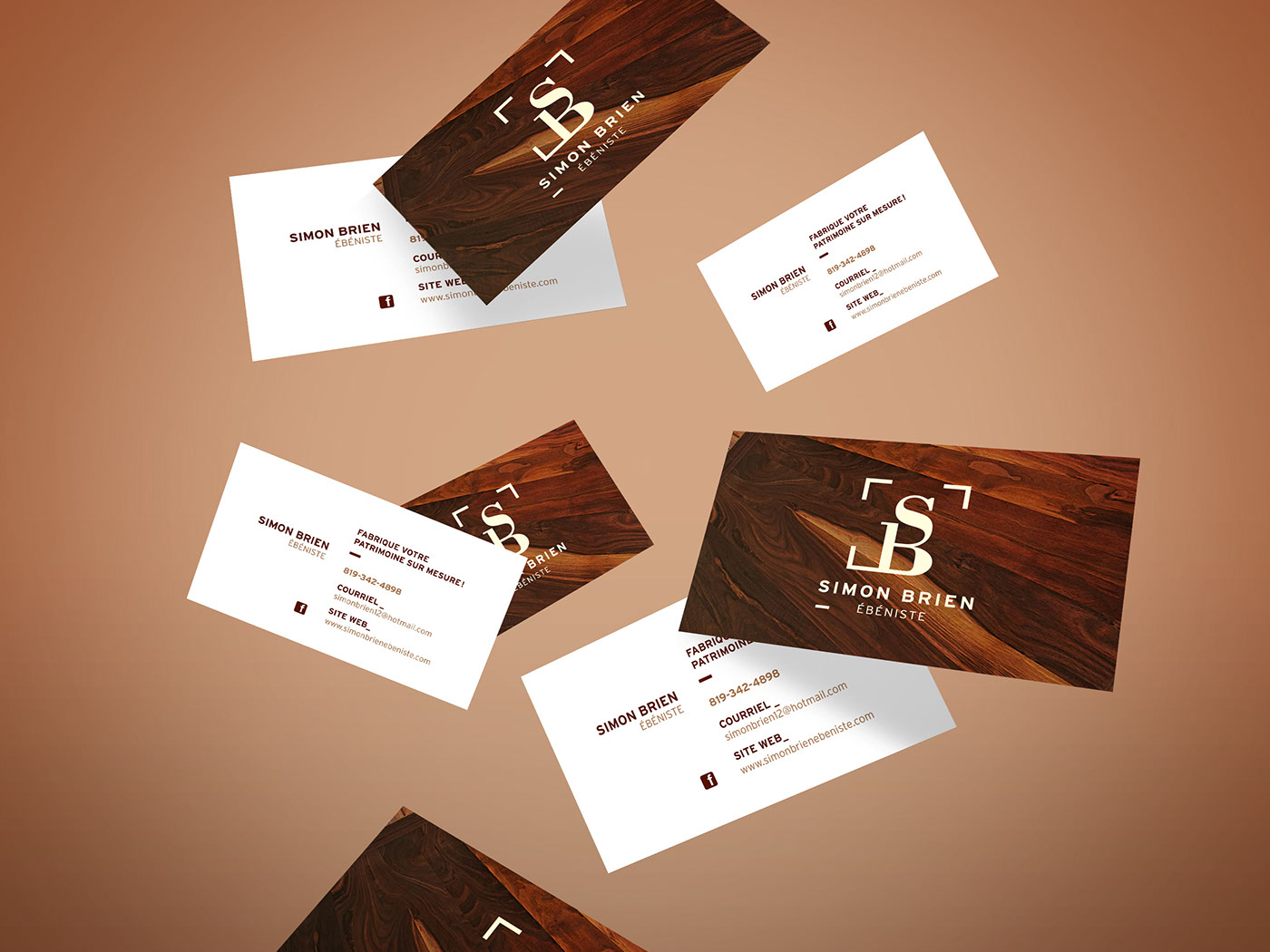 Image de marque site Web typo card business cartes logo Logotype