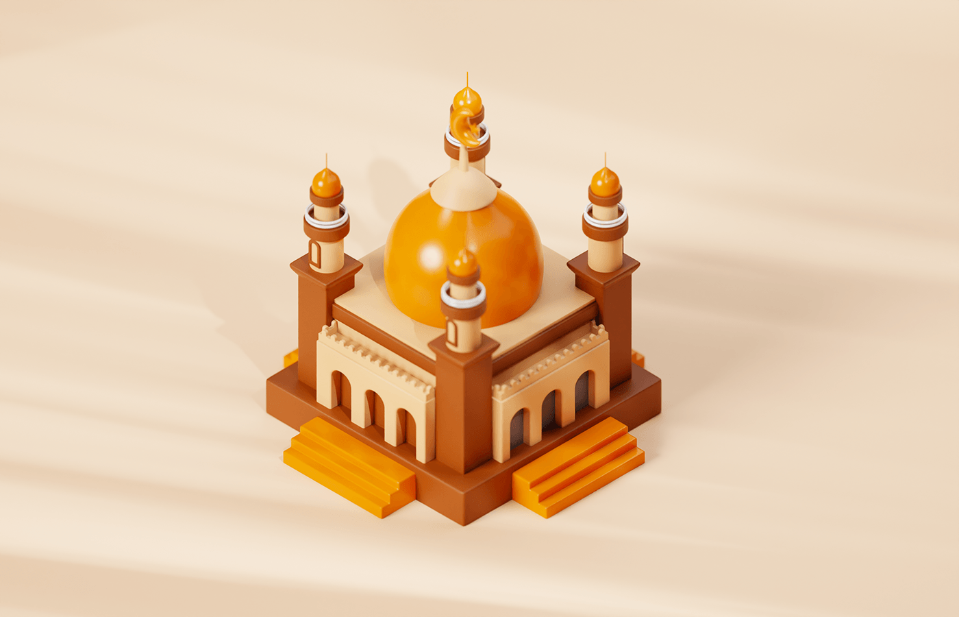 Happy Ramadan Ramadan Mubarak ramadan greeting 3d art 3d animation 3d icons 3d modeling ramadan kareem ramadan design Ramadan Calendar
