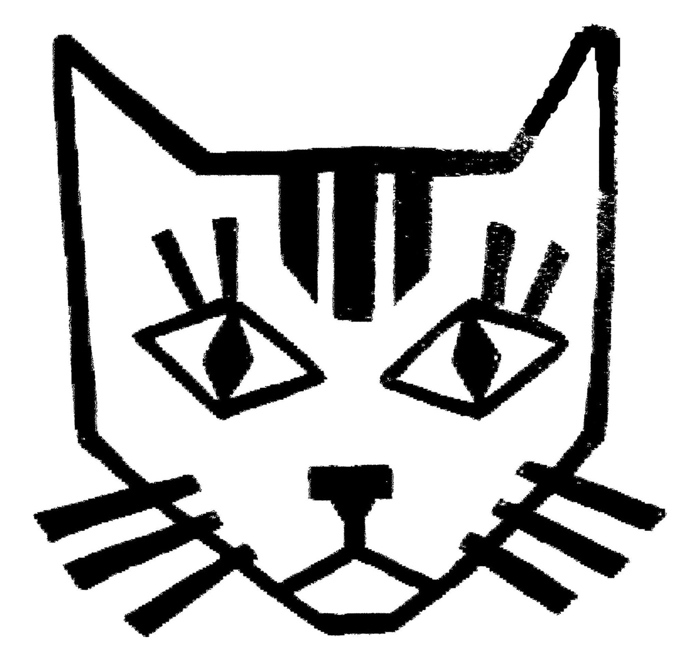Cat logo Black&white